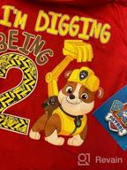 img 1 attached to Optimized Paw Patrol 2nd Birthday Shirt featuring Rubble's Digging Adventure review by Mark Bullock