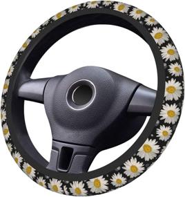 img 4 attached to BLUBLU Steering Wheel Neoprene Absorption Interior Accessories best: Steering Wheels & Accessories