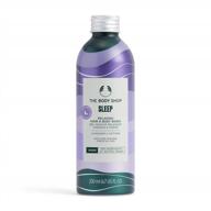 the body shop sleep relaxing hair & body wash with lavender essential oil and vetiver essential oil, 200ml logo