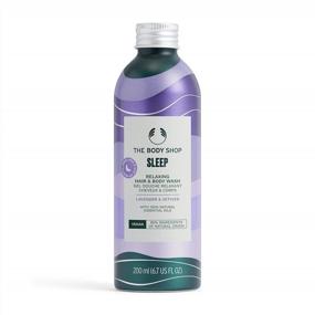 img 3 attached to Расслабляющий гель для душа и волос The Body Shop Sleep с эфирным маслом лаванды и эфирным маслом ветивера, 200 мл