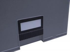 img 1 attached to Organize Your Files With Storex STX61106U01C Archive Storage Box In Black And Gray - 1 Per Each