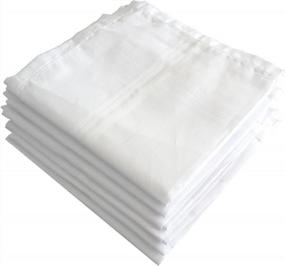 img 4 attached to S4S Cotton Premium Handkerchiefs: Essential Men's Accessories for Style and Versatility