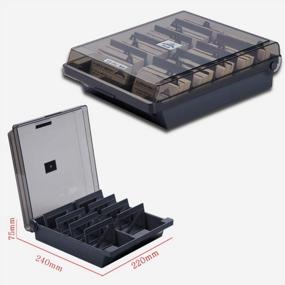 img 3 attached to Large Capacity Grey Business Card Holder With 1000 Card Organizing Capacity And A-Z Dividers For Optimal Name Card Organization - DERCLIVE Business Card Organizer