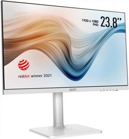 img 3 attached to 💻 MSI Modern MD241PW LCD Monitor with 75Hz Refresh Rate, Adjustable Stand, Cable Lock Slot, Low Blue Light Technology, Ergonomic Design, and Anti-Glare Screen