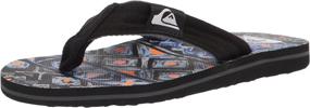 img 4 attached to Quiksilver Molokai Layback Youth Flip Flop Boys' Shoes via Sandals