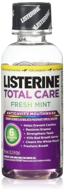 discover the fresh mint power of listerine total care logo