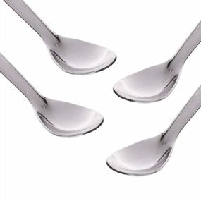 img 3 attached to 10-Pack Of Stainless Steel Lab Spoon Spatula With Dual Functionality For Sampling And Mixing In Laboratory Settings - TIHOOD