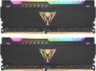 💪 patriot viper steel 64gb rgb ddr4 (2 x 32gb) 3600mhz оперативная память - pvsr464g360c0k логотип