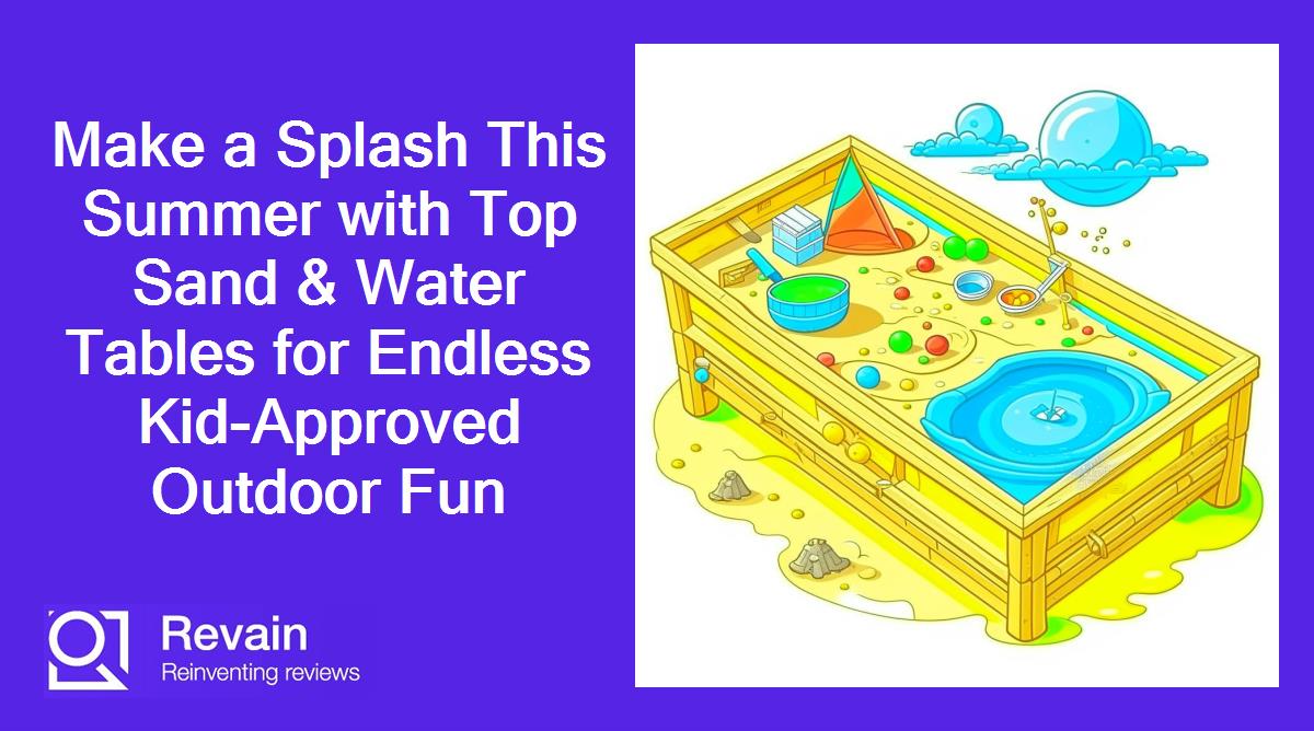 Make a Splash This Summer with Top Sand & Water Tables for Endless Kid-Approved Outdoor Fun