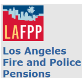 Logotipo de los angeles fire and police pensions