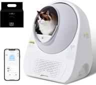 🐱 catlink self-cleaning cat litter box with automatic function, app control, enhanced odor removal, health monitoring, extra large size, smart cat litter box for multiple cats, includes cat litter (luxury pro) logo