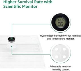 img 2 attached to Revolutionize Your Planting With Bonviee 3-In-1 Seed Starter Kit - Hygrometer Thermometer, Humidity Dome, And Greenhouse Indoor Propagation Solution
