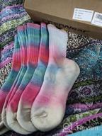 картинка 1 прикреплена к отзыву 4 Pack Women'S Merino Wool Outdoor Hiking Trail Crew Socks By EnerWear - Comfort & Durability For Your Adventures! от Phil Prater