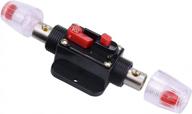 🔌 car audio inline circuit fuse breaker - 12v dc system protection (20a): resettable fuse holder for enhanced audio safety logo
