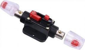 img 4 attached to 🔌 Car Audio Inline Circuit Fuse Breaker - 12V DC System Protection (20A): Resettable Fuse Holder for Enhanced Audio Safety