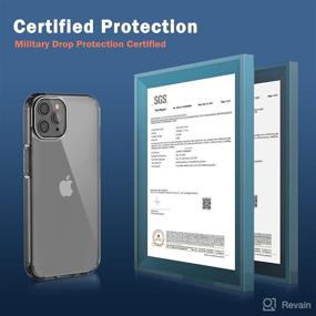img 2 attached to 📱 KKM iPhone 11 Pro Case 5.8-inch - Clear, Shockproof & Anti-Yellowing Protective Phone Cover, Heavy-Duty Bumper Shell for iPhone 11 Pro, Scratch-Resistant
