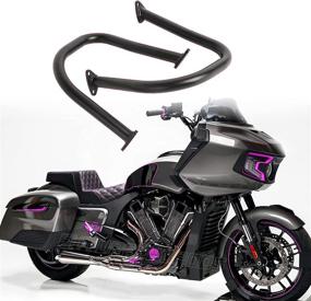 img 1 attached to 🛡️ Futureshop Fits 2021 Indian Challenger Highway Bars and Rear Crash Bars for 2020 Indian & 2014 Chieftain (Black Bar) - Top Quality Protection"