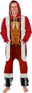 рождественские костюмы комбинезон: унисекс пижама-комбинезон из полиэстера с 3d-принтом и капюшоном от pizoff логотип