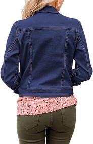 img 3 attached to 👚 Vetinee Womens Stretch Fitted Pockets: Coats, Jackets & Vests for Women's Clothing