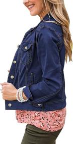 img 2 attached to 👚 Vetinee Womens Stretch Fitted Pockets: Coats, Jackets & Vests for Women's Clothing