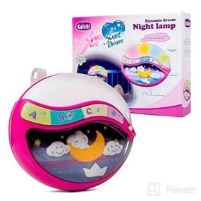 img 3 attached to 👶 Baby Toys Magic Sleep Through The Night Soother Crib Clip In Night Lamp - Pink, Multiple Melodies to Help Baby Sleep