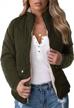 valphsio women's reversible sherpa jacket - quilted coat w/ stand collar & faux fur lined outwear for warmth logo