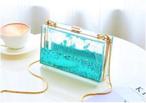 img 1 attached to 👛 Glamorous Multicoloured Jevenis Sequins Crossbody Handbags & Wallets for Women