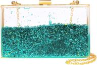 👛 glamorous multicoloured jevenis sequins crossbody handbags & wallets for women logo