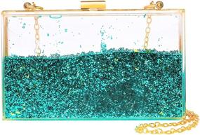 img 4 attached to 👛 Glamorous Multicoloured Jevenis Sequins Crossbody Handbags & Wallets for Women