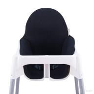 🪑 janabebe cushion for ikea antilop high chair (black series) логотип