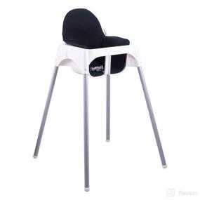 img 2 attached to 🪑 JANABEBE Cushion for IKEA Antilop High Chair (Black Series)