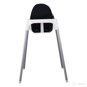 img 3 attached to 🪑 JANABEBE Cushion for IKEA Antilop High Chair (Black Series)