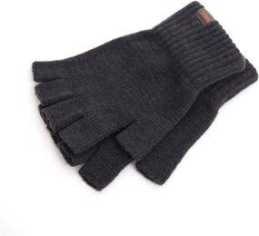 img 2 attached to Fingerless Gloves for Typing and Texting - UNDERCONTROL Men's Accessories for Optimal Performance in Gloves & Mittens