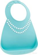 👶 waterproof silicone baby bib by abby&amp;finn, bpa free, easy to clean, for baby &amp; toddler, ideal for baby boys &amp; girls логотип