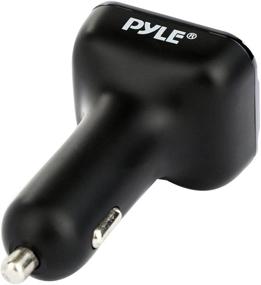 img 1 attached to 🎧 Pyle PBT90 Universal FM Transmitter and Receiver: Bluetooth Compatible, Wireless Stereo Audio, Handsfree Calling, Dual USB & Micro SD, LCD Display