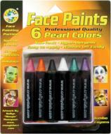 🎨 crafty dab face paint jumbo crayons - vibrant pearl colors for stunning face art logo