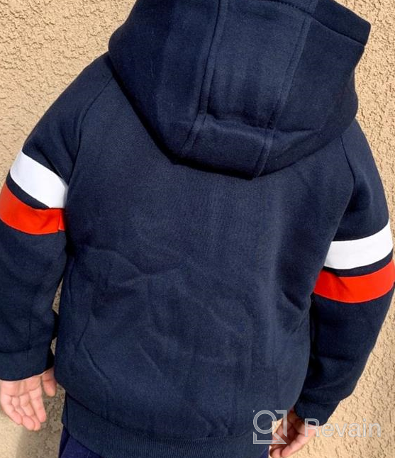 img 1 attached to 🦖 Dinosaur Boys' Clothing: Sherpa Fleece Jacket, Jackets & Coats review by Bob Candfield