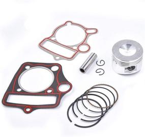 img 3 attached to 🔧 High-Quality 52.4mm Bore Piston Rings Gasket Set for Kazuma Taotao Sunl Coolster Roketa BMS SSR 110cc 125cc - Perfect Replacement