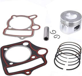 img 4 attached to 🔧 High-Quality 52.4mm Bore Piston Rings Gasket Set for Kazuma Taotao Sunl Coolster Roketa BMS SSR 110cc 125cc - Perfect Replacement