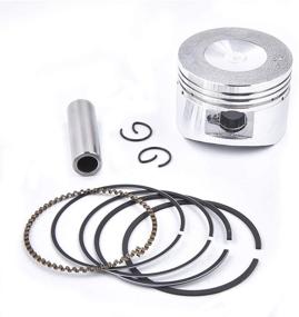 img 2 attached to 🔧 High-Quality 52.4mm Bore Piston Rings Gasket Set for Kazuma Taotao Sunl Coolster Roketa BMS SSR 110cc 125cc - Perfect Replacement