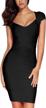 meilun women's bandage dress: square neck bodycon party dress for a stylish look logo