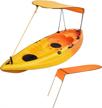 stay cool and protected: moocy sun shade canopy for ultimate kayak and canoe adventures! logo