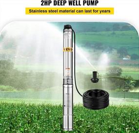 img 3 attached to 2HP 220V Submersible Well Pump 440Ft 42GPM Stainless Steel Deep Water Pump For Industrial & Home Use - Happybuy