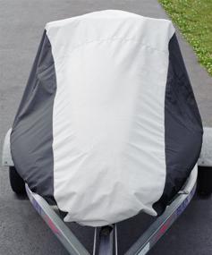 img 2 attached to 🌊 Budge Deluxe Jet Ski Cover, Black/Gray, 121-135" x 36.75, Fits Jet Skis, BA231212015