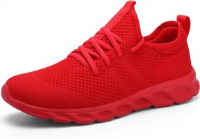 img 2 attached to Upgrade Your Athletic Style With Damyuan Men'S Lightweight Sports Shoes: Ideal For Running, Gym, Walking And Fashion