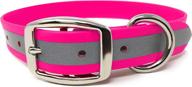 regal dog products reflective dog collar – heavy duty adjustable collar with metal buckle and rings, anti-odor, chew resistant, waterproof - suitable for small, medium, and large dogs logo