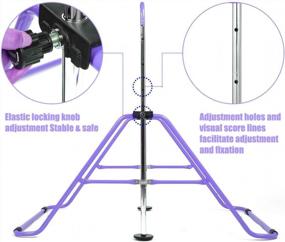 img 1 attached to Dobests Adjustable Junior Gymnastics Bar for Home Gym - Ideal Gymnastic Equipment for Kids Aged 3-7 Years Old