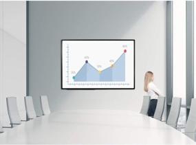 img 1 attached to JILoffice Large Magnetic White Board, Dry Erase Board 60 X 40 Inch, Black Aluminum Frame Wall Mounted Board For Office Home And School