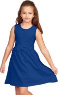 sleeveless organic spandex girls' dresses by caomp - tagless clothing logo