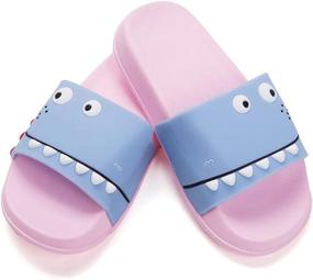 img 2 attached to 🦖 Maybolury Anti-Slip Dinosaur Sandals for Boys - Slippers Shoes